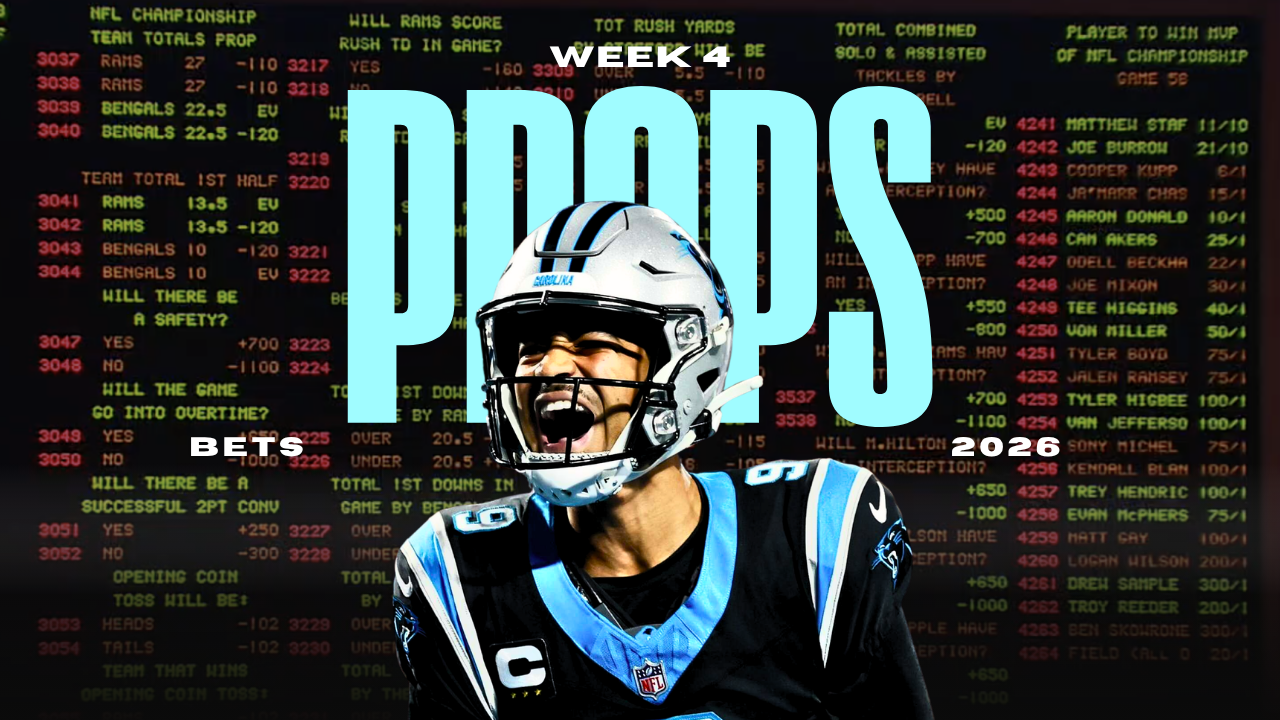 Player Prop Bets for Week 4